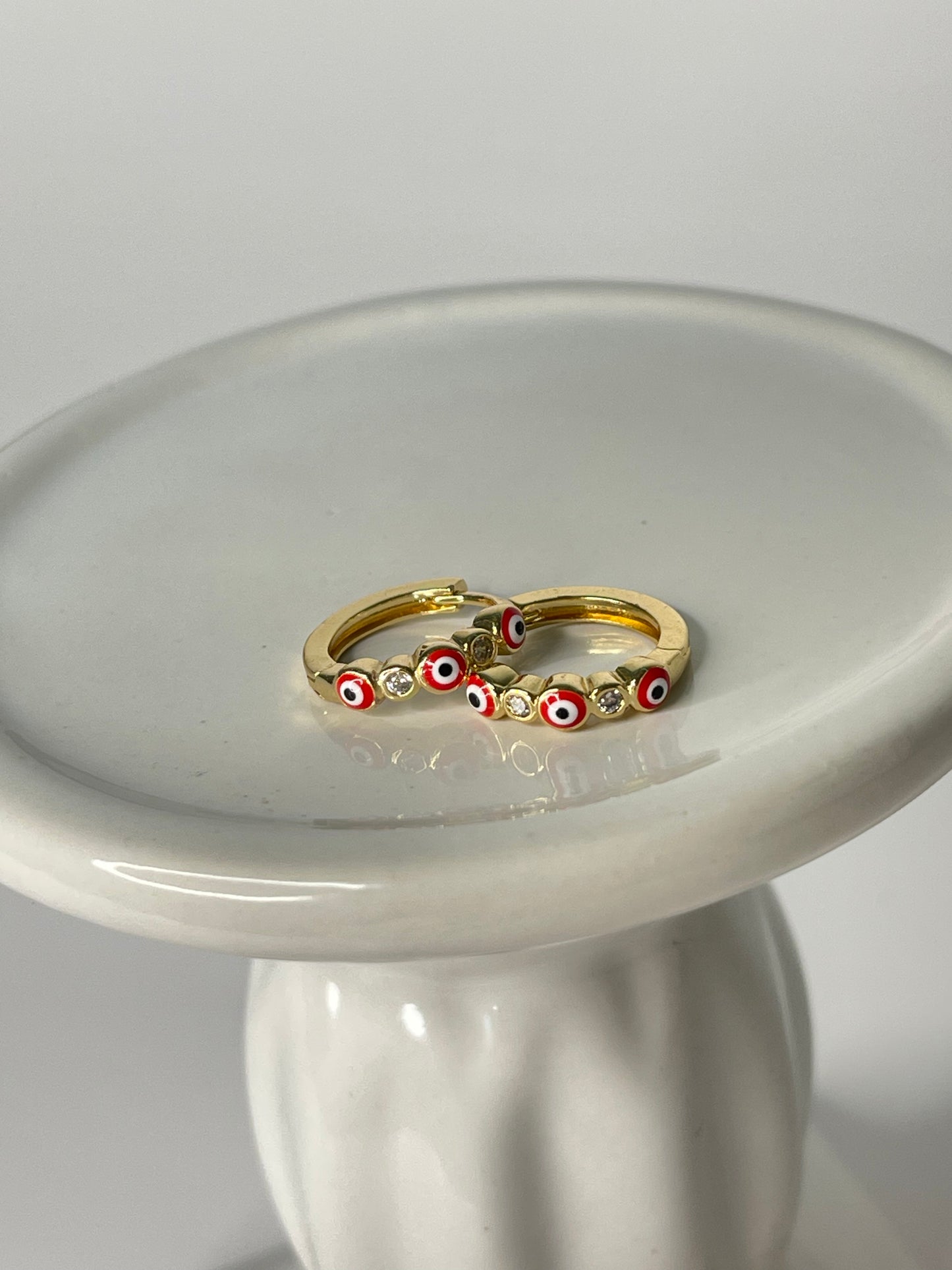 Evil Eye Hoops